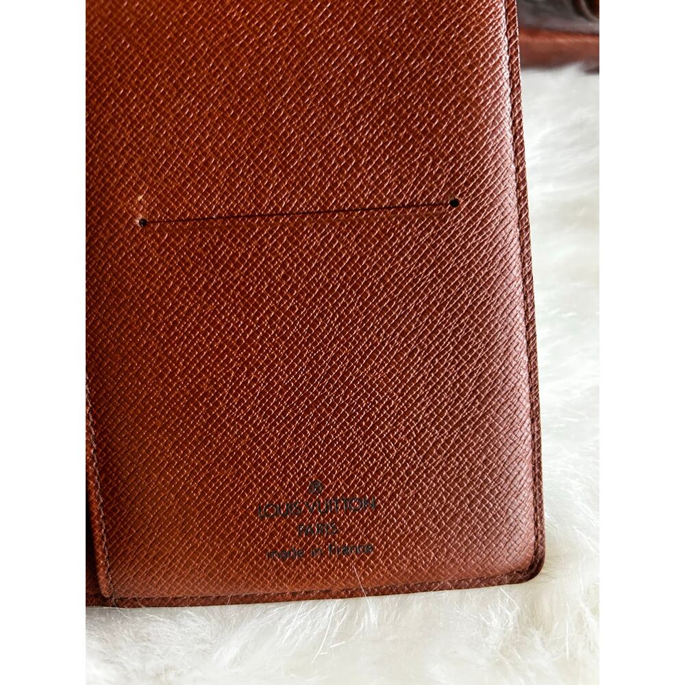 Louis Vuitton Monogram Pocket Agenda de Poche Notebook/ Checkbook Cover MI1906 - Picture 5 of 9